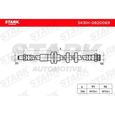 Brake Hose Stark SKBH-0820069 SKBH-0820069 - photo 4