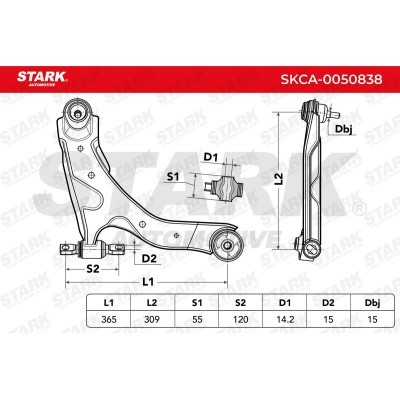 Control Arm Stark SKCA-0050838 SKCA-0050838 - photo 6