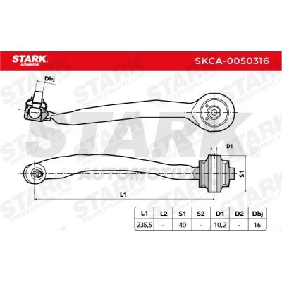 Control Arm Stark SKCA-0050316 SKCA-0050316 - photo 3