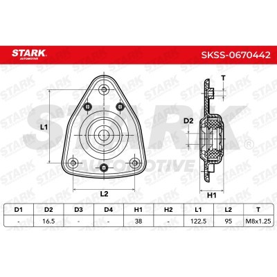 Strut Support Bearing Front Stark SKSS-0670442 SKSS-0670442 - photo 5
