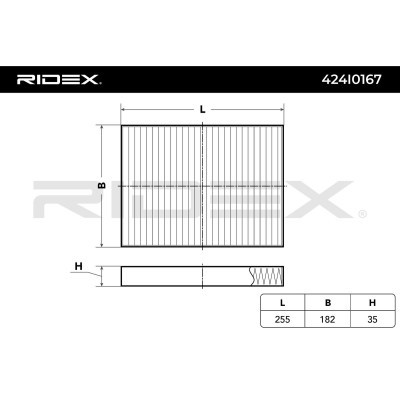 Cabin Air Filter RIDEX 424I0167 424I0167 - photo 2