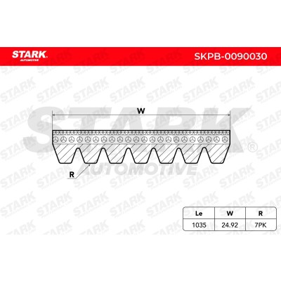V-Ribbed Belt Stark SKPB-0090030 SKPB-0090030 - photo 3