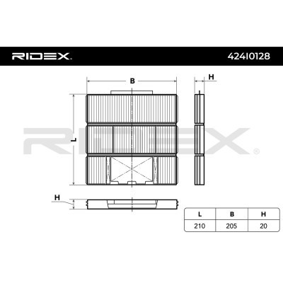 Cabin Air Filter RIDEX 424I0128 424I0128 - photo 7