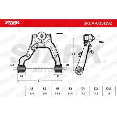 Control Arm Stark SKCA-0051292 SKCA-0051292 - photo 6