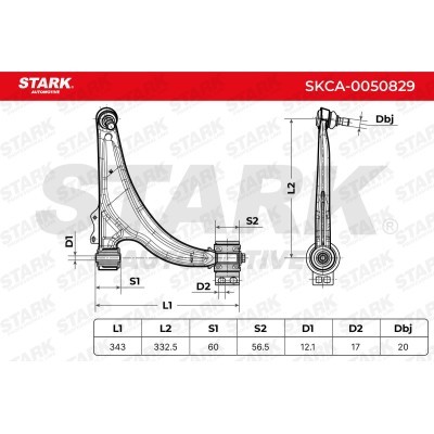 Control Arm Stark SKCA-0050829 SKCA-0050829 - photo 5