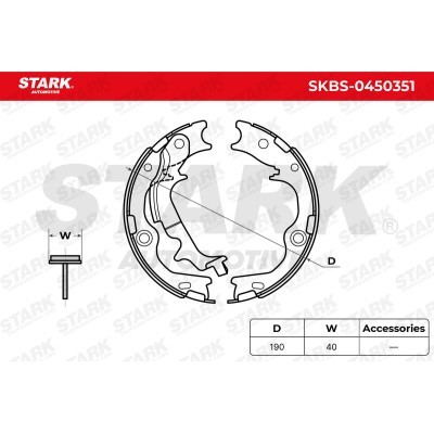 Brake Pads Set Stark SKBS-0450351 SKBS-0450351 - photo 5