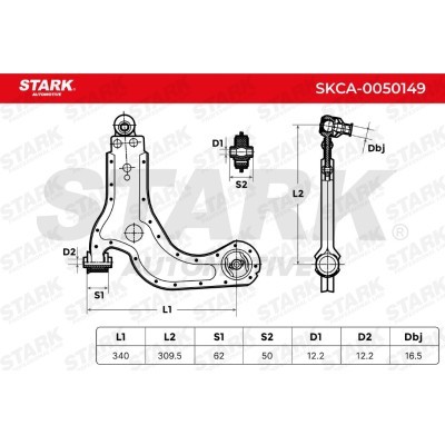 Control Arm Stark SKCA-0050149 SKCA-0050149 - photo 4