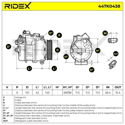 Compressor, Air Conditioning BMW 3 Sedan 447K0438 - photo 6