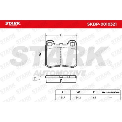 Brake Pads Set Stark SKBP-0010321 SKBP-0010321 - photo 3