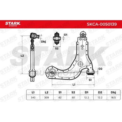 Control Arm Stark SKCA-0050139 SKCA-0050139 - photo 4