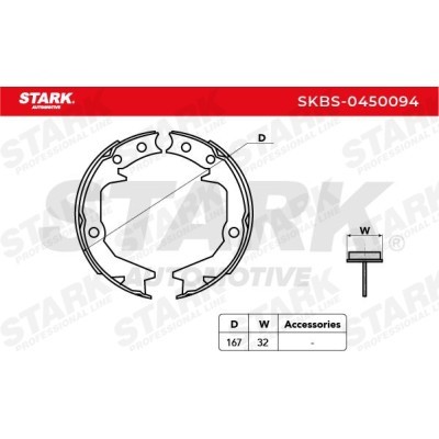 Brake Pads Set Stark SKBS-0450094 SKBS-0450094 - photo 5
