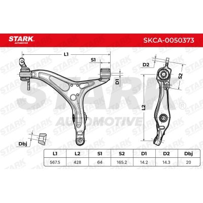 Control Arm Stark SKCA-0050373 SKCA-0050373 - photo 3