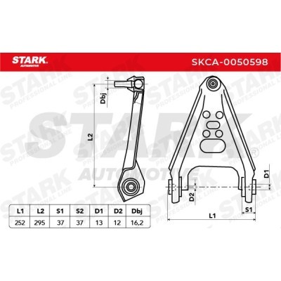 Control Arm Stark SKCA-0050598 SKCA-0050598 - photo 5