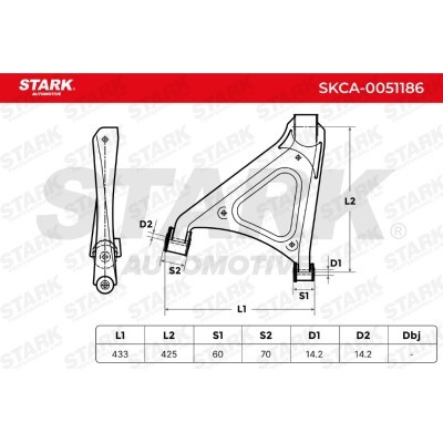 Control Arm Stark SKCA-0051186 SKCA-0051186 - photo 6