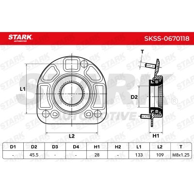 Strut Support Bearing Front Stark SKSS-0670118 SKSS-0670118 - photo 6