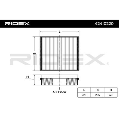 Cabin Air Filter RIDEX 424I0220 424I0220 - photo 5