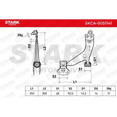 Control Arm Stark SKCA-0051141 SKCA-0051141 - photo 6