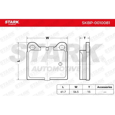 Brake Pads Set Stark SKBP-0010081 SKBP-0010081 - photo 4