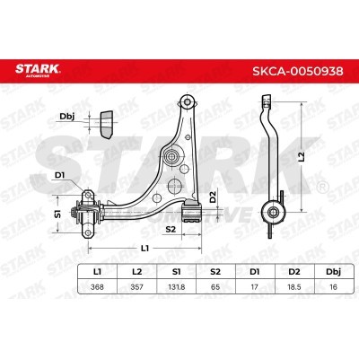 Control Arm Stark SKCA-0050938 SKCA-0050938 - photo 2