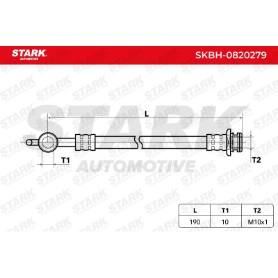 Brake Hose Stark SKBH-0820279 SKBH-0820279 - photo 6