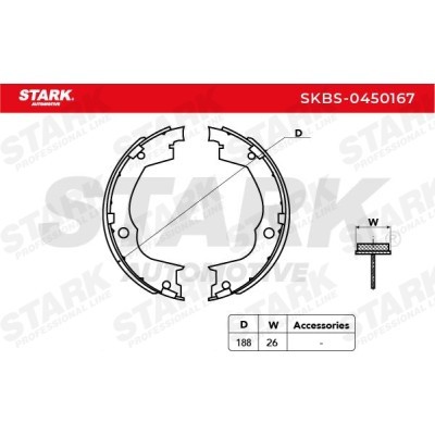 Brake Pads Set Stark SKBS-0450167 SKBS-0450167 - photo 5