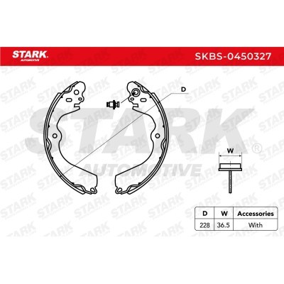 Brake Pads Set Stark SKBS-0450327 SKBS-0450327 - photo 5