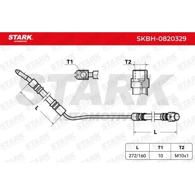 Brake Hose Stark SKBH-0820329 SKBH-0820329 - photo 3