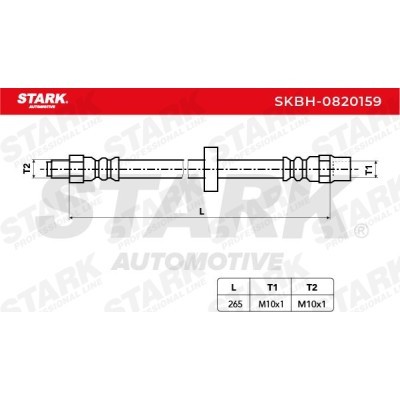 Brake Hose Stark SKBH-0820159 SKBH-0820159 - photo 3