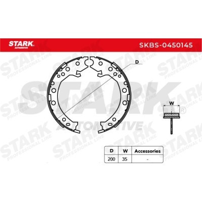 Brake Pads Set Stark SKBS-0450145 SKBS-0450145 - photo 3