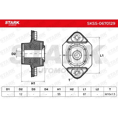 Strut Support Bearing Front Stark SKSS-0670129 SKSS-0670129 - photo 5