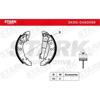 Brake Pads Set Stark SKBS-0450059 SKBS-0450059 - photo 5