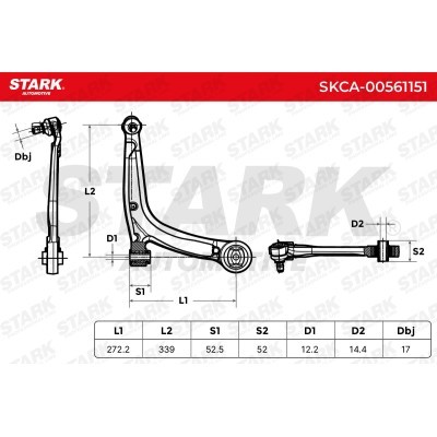 Control Arm Stark SKCA-00561151 SKCA-00561151 - photo 3