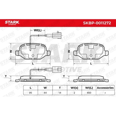 Brake Pads Set Stark SKBP-0011272 SKBP-0011272 - photo 8