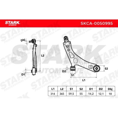 Control Arm Stark SKCA-0050995 SKCA-0050995 - photo 7
