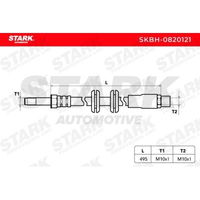 Brake Hose Stark SKBH-0820121 SKBH-0820121 - photo 3