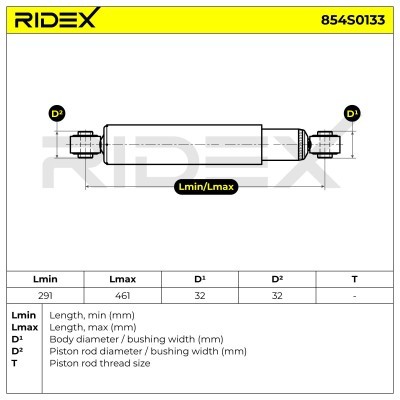 Shock Absorber RIDEX 854S0133 854S0133 - photo 7