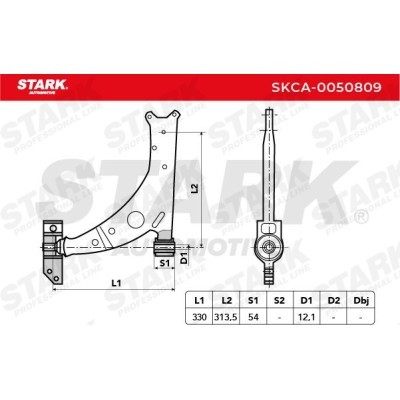 Control Arm Stark SKCA-0050809 SKCA-0050809 - photo 3