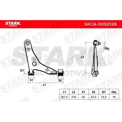 Control Arm Stark SKCA-0050128 SKCA-0050128 - photo 4