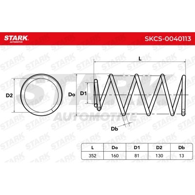 Suspension Spring Stark SKCS-0040113 SKCS-0040113 - photo 5