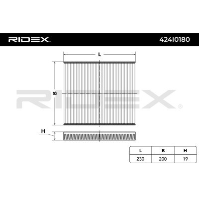 Cabin Air Filter RIDEX 424I0180 424I0180 - photo 4