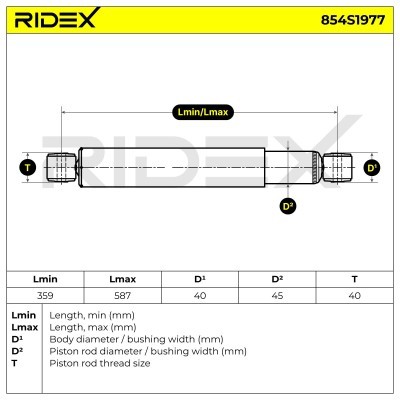 Shock Absorber RIDEX 854S1977 854S1977 - photo 6