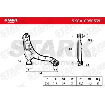 Control Arm Stark SKCA-0050339 SKCA-0050339 - photo 3