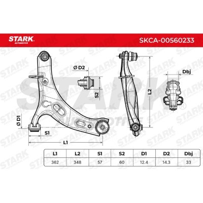 Control Arm Stark SKCA-00560233 SKCA-00560233 - photo 7