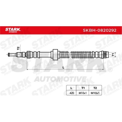 Brake Hose Stark SKBH-0820292 SKBH-0820292 - photo 3