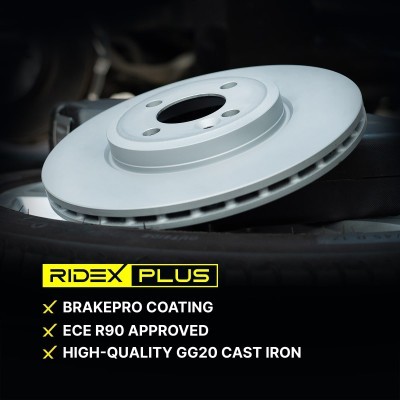Brake Disc RIDEX 82B1201P 82B1201P - photo 6