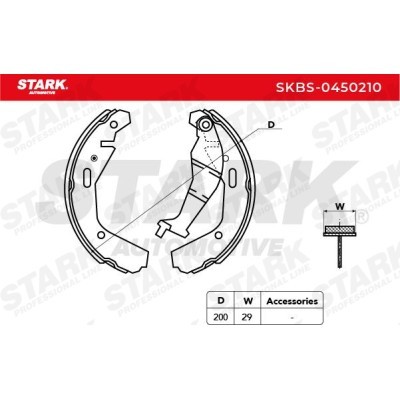 Brake Pads Set Stark SKBS-0450210 SKBS-0450210 - photo 3