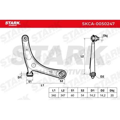 Control Arm Stark SKCA-0050247 SKCA-0050247 - photo 2