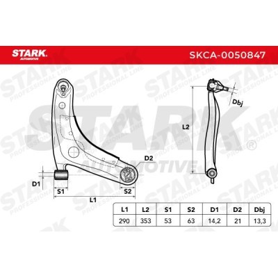 Control Arm Stark SKCA-0050847 SKCA-0050847 - photo 7