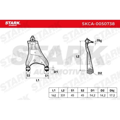 Control Arm Stark SKCA-0050738 SKCA-0050738 - photo 5