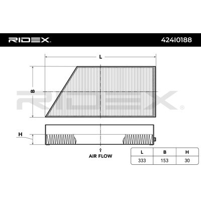 Cabin Air Filter RIDEX 424I0188 424I0188 - photo 3
